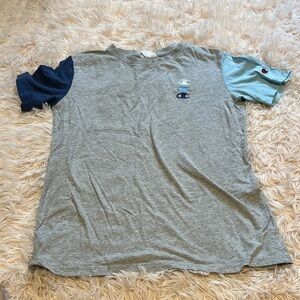 Boys size Large Champion Tri-Tone Gray T-Shirt